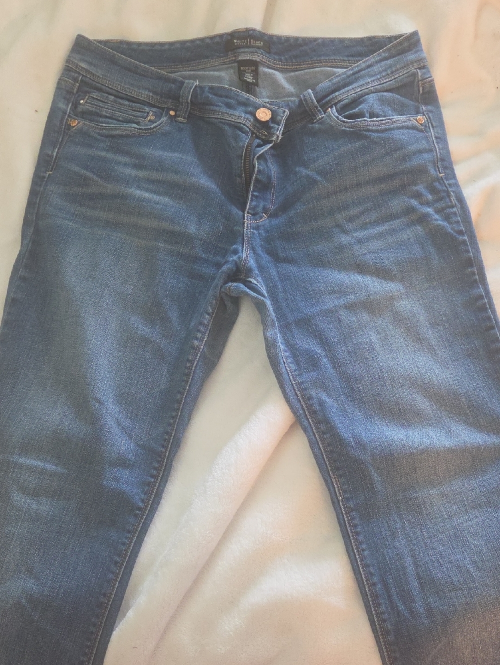 White House Black Market Bootcut Jeans - Blue Wash